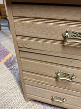 Load image into Gallery viewer, Stripped Oak Chest Of Drawers
