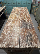 Load image into Gallery viewer, White Wash Folding Table
