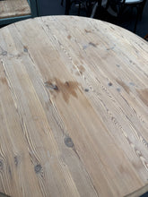 Load image into Gallery viewer, Round Pine Table
