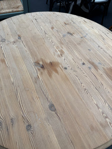 Round Pine Table