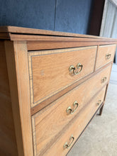 Load image into Gallery viewer, Stripped Mahogany Chest Of Drawers
