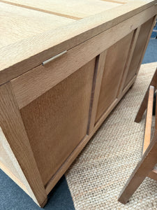Stripped Oak Blanket Box