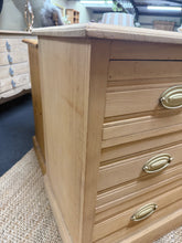 Load image into Gallery viewer, Stripped Satinwood Chest Of Drawers
