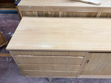 Load image into Gallery viewer, Stripped Teak Sideboard
