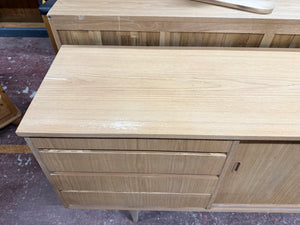 Stripped Teak Sideboard