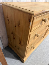 Load image into Gallery viewer, Vintage Pine Chest Of Drawers
