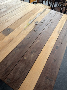 Boat Wood Extendable Dining Table