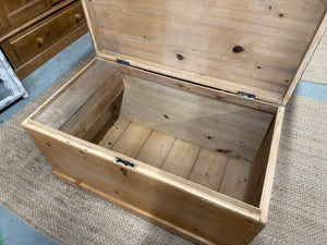 Antique Pine Blanket Box