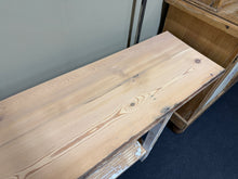 Load image into Gallery viewer, Stripped Pine Console Table
