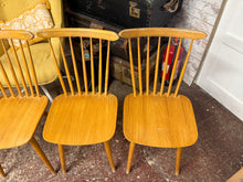 Load image into Gallery viewer, 4 x 1980's Dining Chairs
