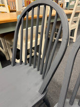 Load image into Gallery viewer, 4 x &#39;Off Black&#39; Chairs
