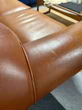 Load image into Gallery viewer, Tan Leather Sofa
