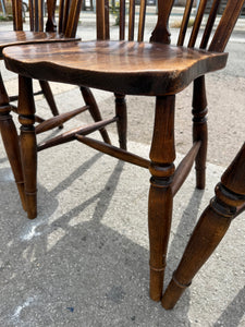 4 x Wheelback Chairs