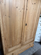 Load image into Gallery viewer, Antique Pine Wardrobe
