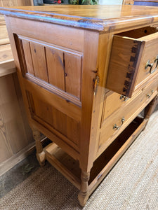 Solid Pine Chest Of Drawers