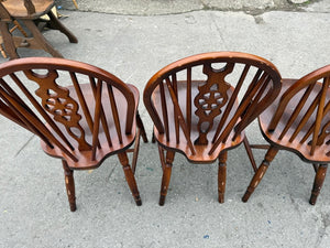 4 x Wheel-back Chairs