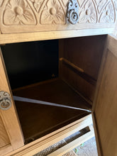 Load image into Gallery viewer, Large Stripped Oak Sideboard
