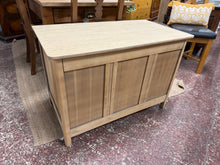 Load image into Gallery viewer, This stripped-back mid-century blanket box offers authentic vintage charm with practical storage. Structurally sound and in excellent condition, it's ready to enhance any room. A light wax treatment will restore its natural finish and protect the wood, bringing out the character of this timeless piece.

Delivery Available

Overall Dimensions

91cm wide x 50.5cm deep x 63.5cm high

