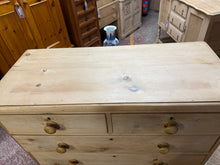 Load image into Gallery viewer, Antique Pine Chest Of Drawers

