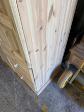 Load image into Gallery viewer, Stripped Pine Wardrobe
