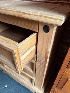 2 x Pine Bedsides