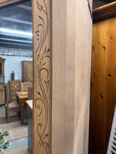 Load image into Gallery viewer, Carved Oak Armoire
