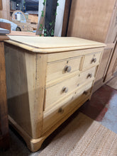 Load image into Gallery viewer, Stripped Pine Chest Of Drawers
