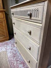 Load image into Gallery viewer, Stripped Oak Chest Of Drawers
