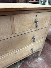 Load image into Gallery viewer, Stripped Oak Chest Of Drawers
