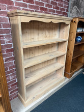 Load image into Gallery viewer, Stripped Pine Bookcase
