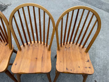 Load image into Gallery viewer, 4 x Pine Chairs
