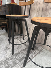 Load image into Gallery viewer, 2 x Industrial Stools
