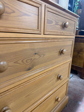 Load image into Gallery viewer, Solid Pine Chest Of Drawers
