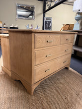Load image into Gallery viewer, Stripped Oak Chest Of Drawers
