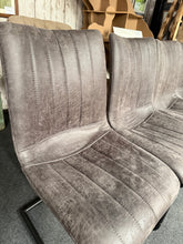 Load image into Gallery viewer, 4 x Grey Dining Chairs
