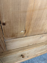 Load image into Gallery viewer, Antique Pine Wardrobe
