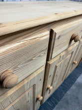 Load image into Gallery viewer, Stripped Pine Sideboard
