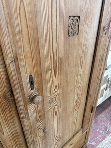 Antique Pine Wardrobe