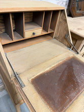 Load image into Gallery viewer, Stripped Teak Bureau
