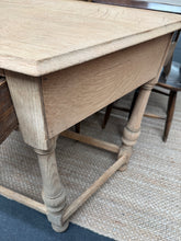 Load image into Gallery viewer, Stripped Oak Hall Table
