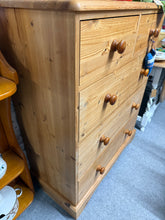 Load image into Gallery viewer, Solid Pine Chest Of Drawers
