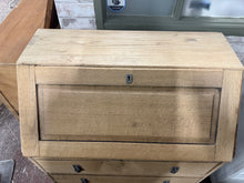 Load image into Gallery viewer, Stripped Oak Bureau
