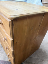 Load image into Gallery viewer, Solid Pine Chest Of Drawers
