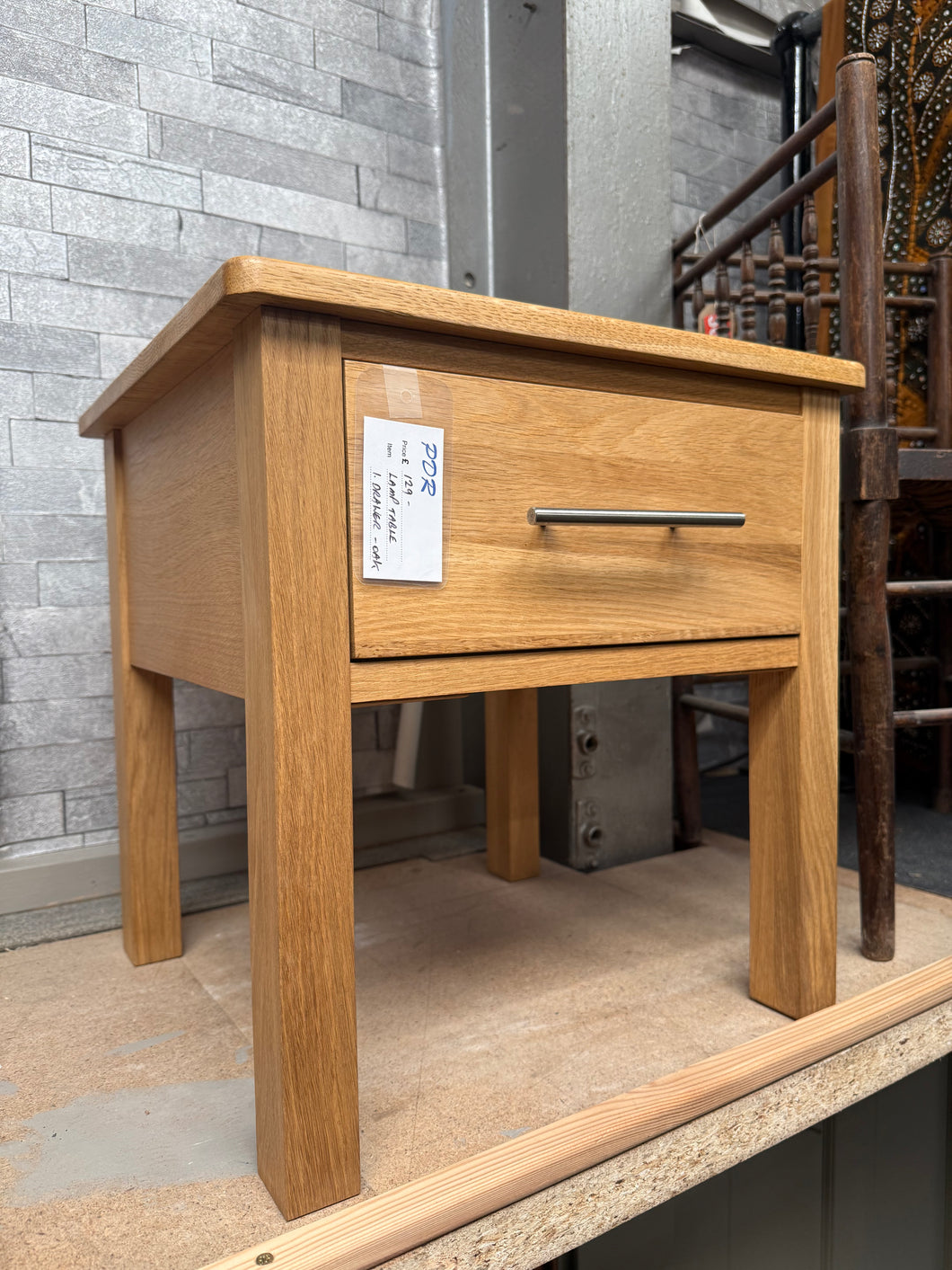 Oak Lamp Table