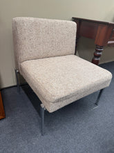 Load image into Gallery viewer, A versatile light cream / grey office chair in excellent structural condition. This pre-loved piece shows minimal wear with only minor surface marks, making it ideal for home offices, bedrooms, or study spaces. Comfortable and reliable seating that combines practicality with neutral styling.

Delivery Available

Overall Dimensions

approx : 62cm wide x 63cm deep x 70cm high

