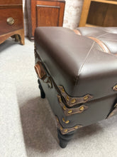 Load image into Gallery viewer, Leather Pouffe
