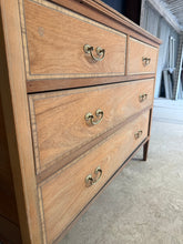 Load image into Gallery viewer, Stripped Mahogany Chest Of Drawers
