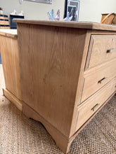 Load image into Gallery viewer, Stripped Oak Chest Of Drawers
