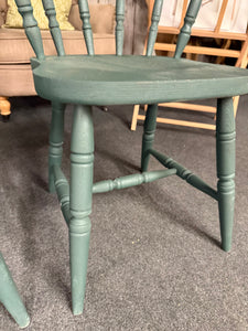 4 x 'Oxford Green' Chairs