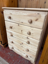 Load image into Gallery viewer, Stripped Pine Drawers
